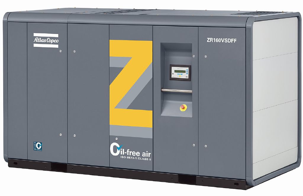 ZR 160 VSD FF - Oil-free screw compressor - Watercooled - Integrated adsoprtion dryer